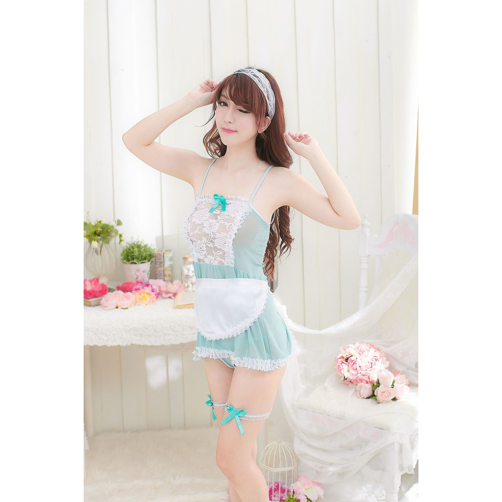 Bộ Đồ Ngủ Cosplay Hầu Gái Giúp Việc Quyến Rũ - Váy NGủ Sexy Maid Outfit - HG001  - QUIN BEE | BigBuy360 - bigbuy360.vn