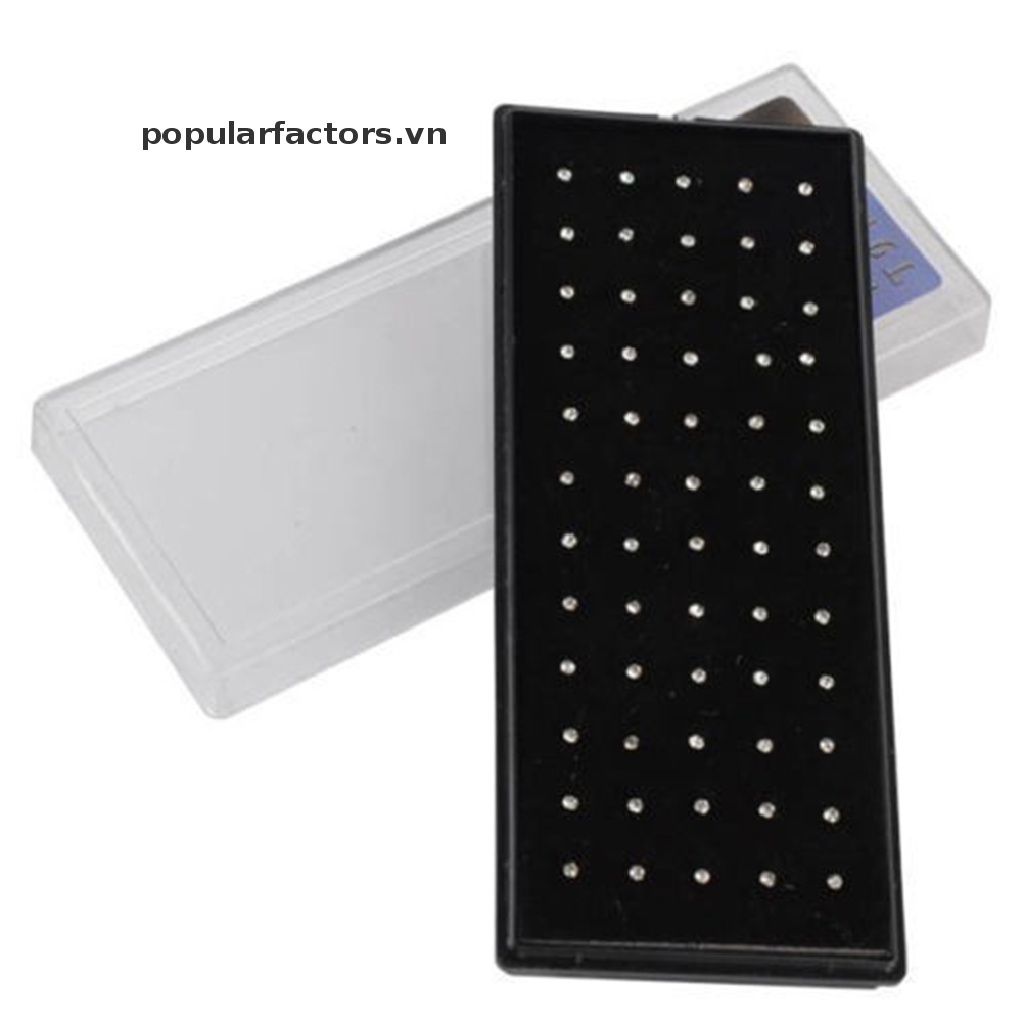 Set 40 Khuyên Mũi Bằng Thép Không Gỉ Đính Đá Cá Tính