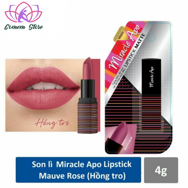 Son lì Miracle Apo Lipstick Matte Brownude 4g