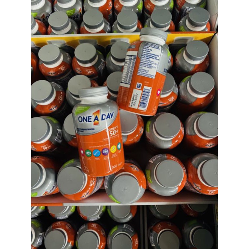 One A Day For Women 50+ - Vitamin tổng hợp cho phụ nữ trên 50 tuổi, 300 Viên | Thế Giới Skin Care