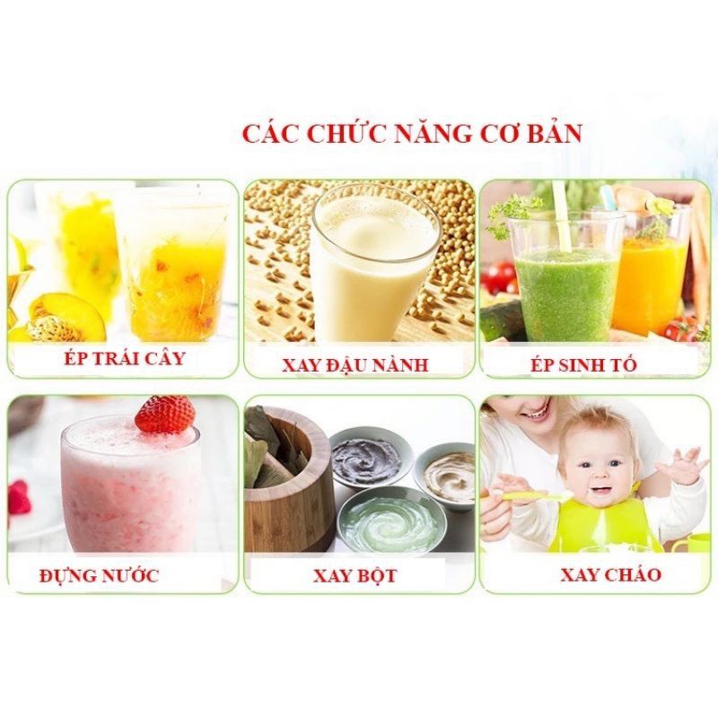 Máy Xay Sinh Tố Cầm Tay Mini Sạc Pin Tích Điện, Máy Sinh Tố Cầm Tay