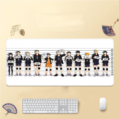 Tấm Lót Chuột Và Bàn Phím Chơi Game Cỡ Lớn In Hình Anime Haikyuu