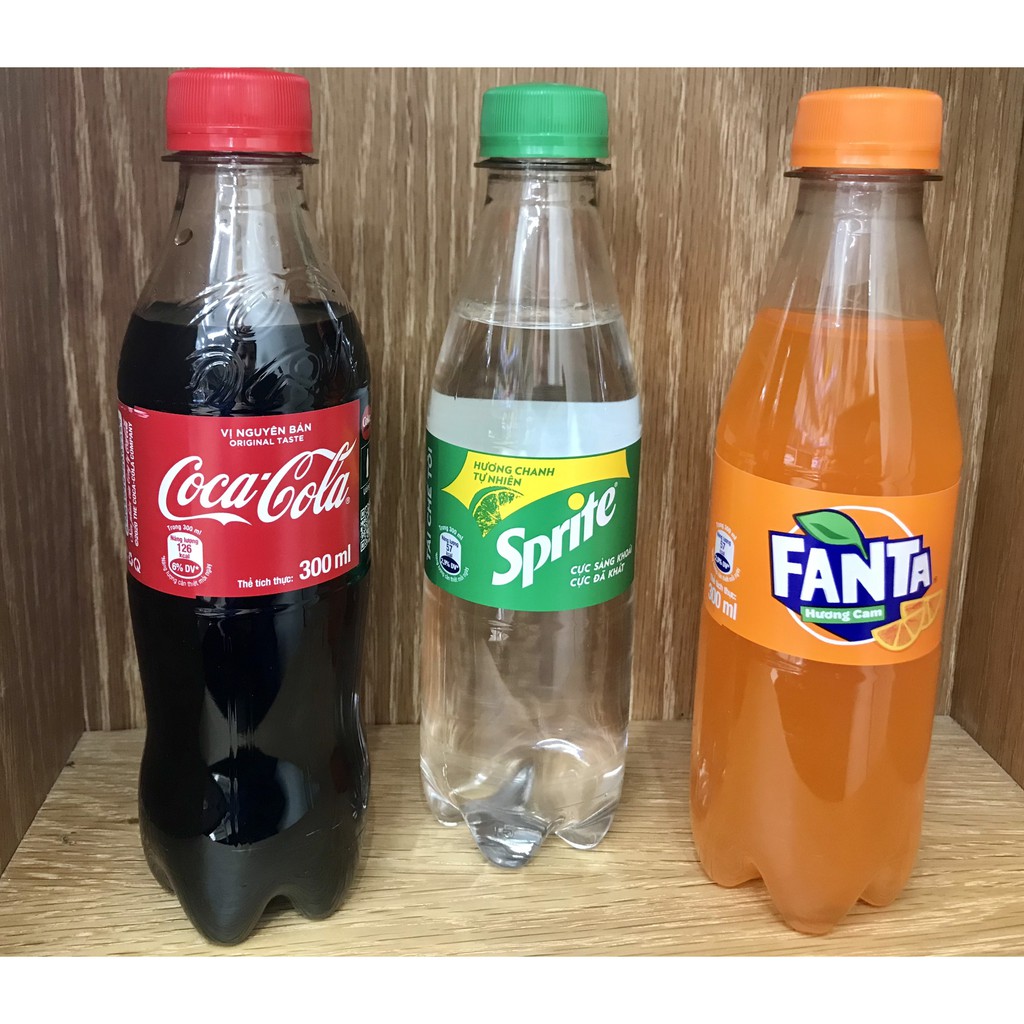 Nước Ngọt Fanta/Sprite/Coca Cola Chai 300ml [Mẫu mới]