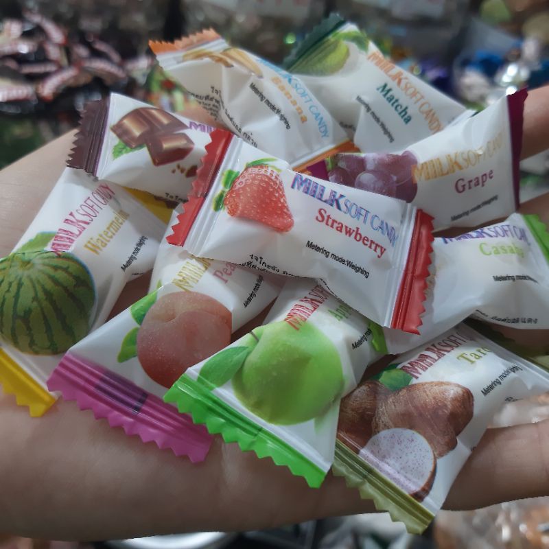 KẸO TRÁI CÂY THÁI LAN MIX CÁC VỊ SIÊU NGON 500GR