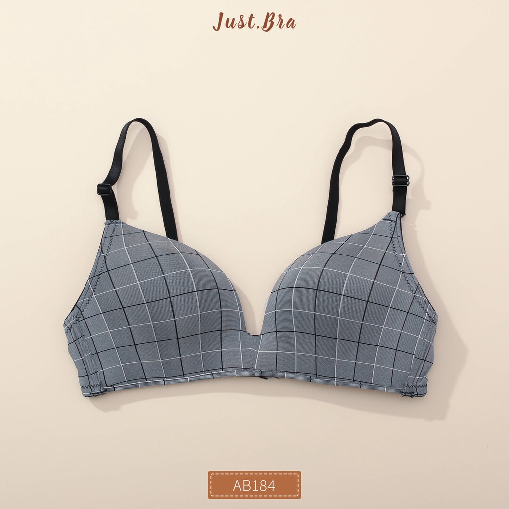 Áo Ngực Kẻ Caro Không Gọng Đệm Mỏng Just Bra Ab184 | BigBuy360 - bigbuy360.vn