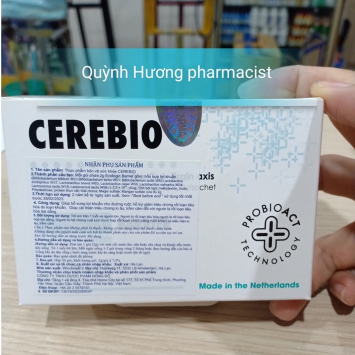 CEREBIO hộp 30 gói giúp bổ sung lợi khuẩn cho đường ruột
