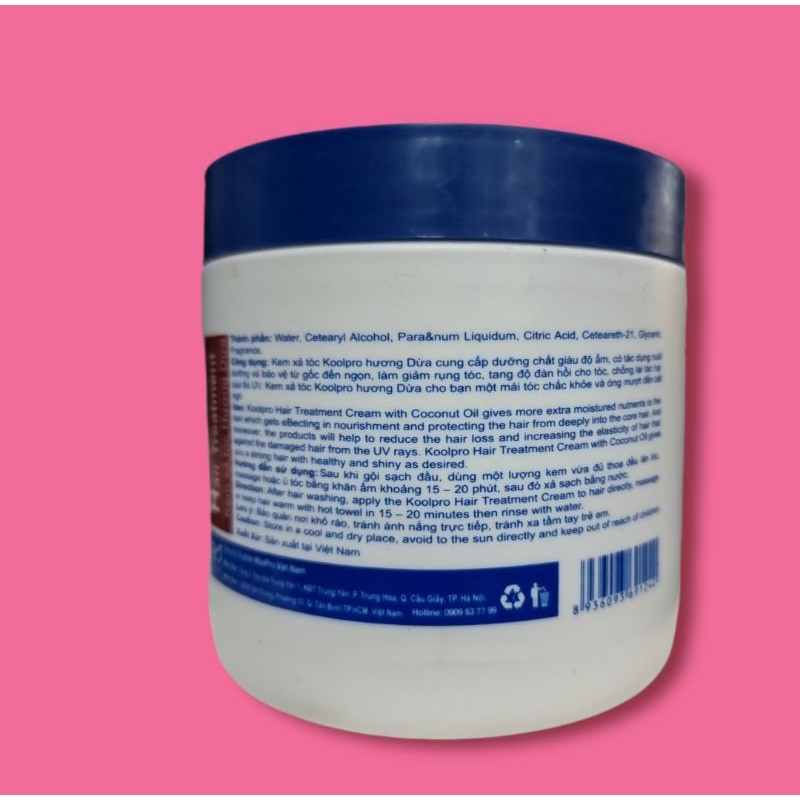 KEM Ủ TÓC KOOLPRO HƯƠNG DỪA 1000ml