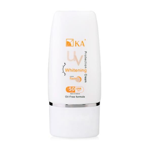 Kem dưỡng da chống nắng trang điểm  KA UV Protection Whitening Cream SPF 50+  PA+++ pastel 15g