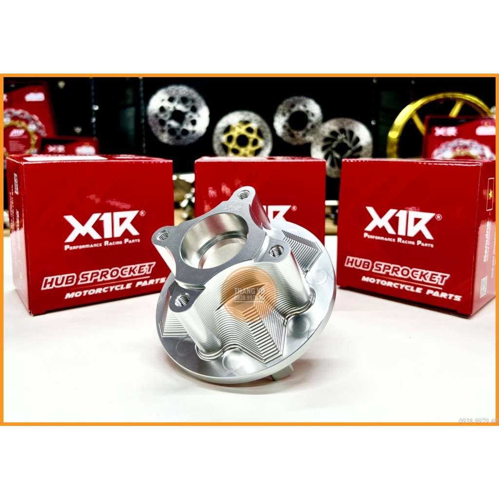 Cùi dĩa Ex 135, Cùi dĩa Winner nhôm X1R CNC mạ Crom cùi đĩa phụ kiện Exciter 150 Winner Sonic Satria Raider