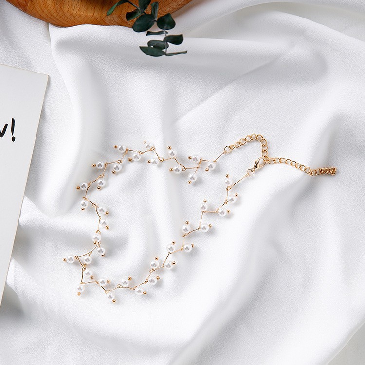 [Mã FASHIONCB231 hoàn tối đa 30K xu đơn 99K] COD CHDM Vòng cổ ngắn đính hạt ngọc trai giả dành cho nữ | BigBuy360 - bigbuy360.vn