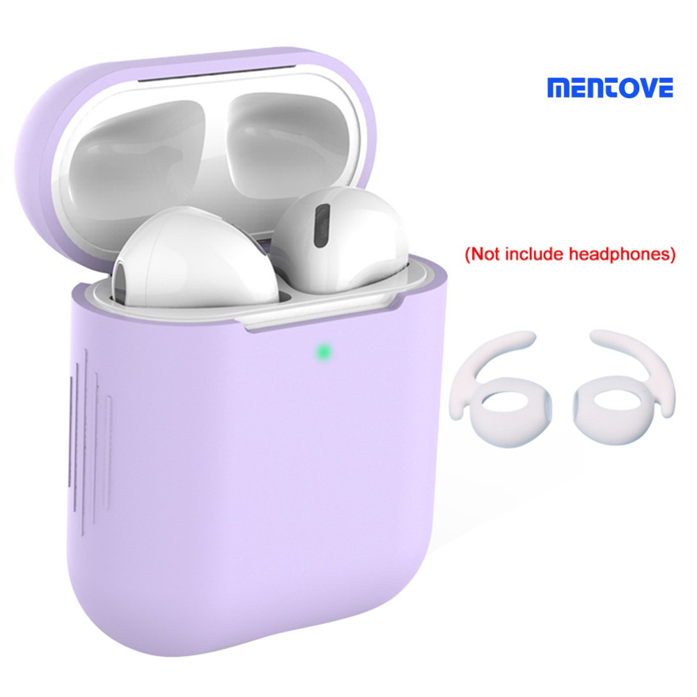 Vỏ Đựng Bảo Vệ Hộp Sạc Tai Nghe Airpods 1 / 2 Chống Trầy Bằng Silicone