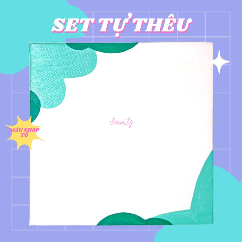 SET TRANH THÊU CANVAS