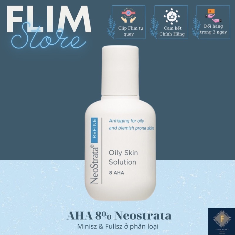 Tẩy da chết hoá học TINH CHẤT Neostrata Oily Skin Solution Lotion AHA 8% 100ml