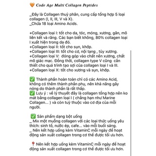 Thực phẩm chức năng Code Age Marine Collagen Peptides