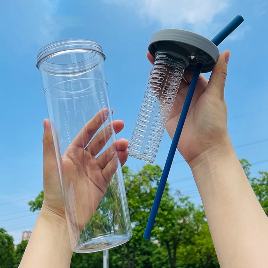Cốc Uống Nước 700Ml Có Ống Hút Tiện Dụng Cho Các Hoạt Động Ngoài Trời