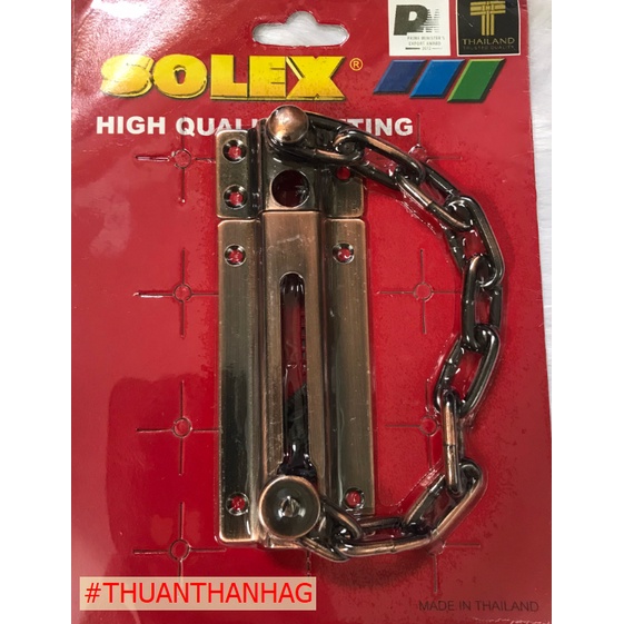 Chốt cửa an toàn dạng dây xích tiện dụng hiệu Solex