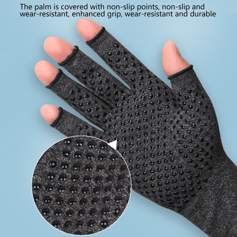 Globetrotter【COD &amp; Hàng sẵn sàng】Găng tay nén màu xám chơi thể thao giảm đau khớp cổ tay