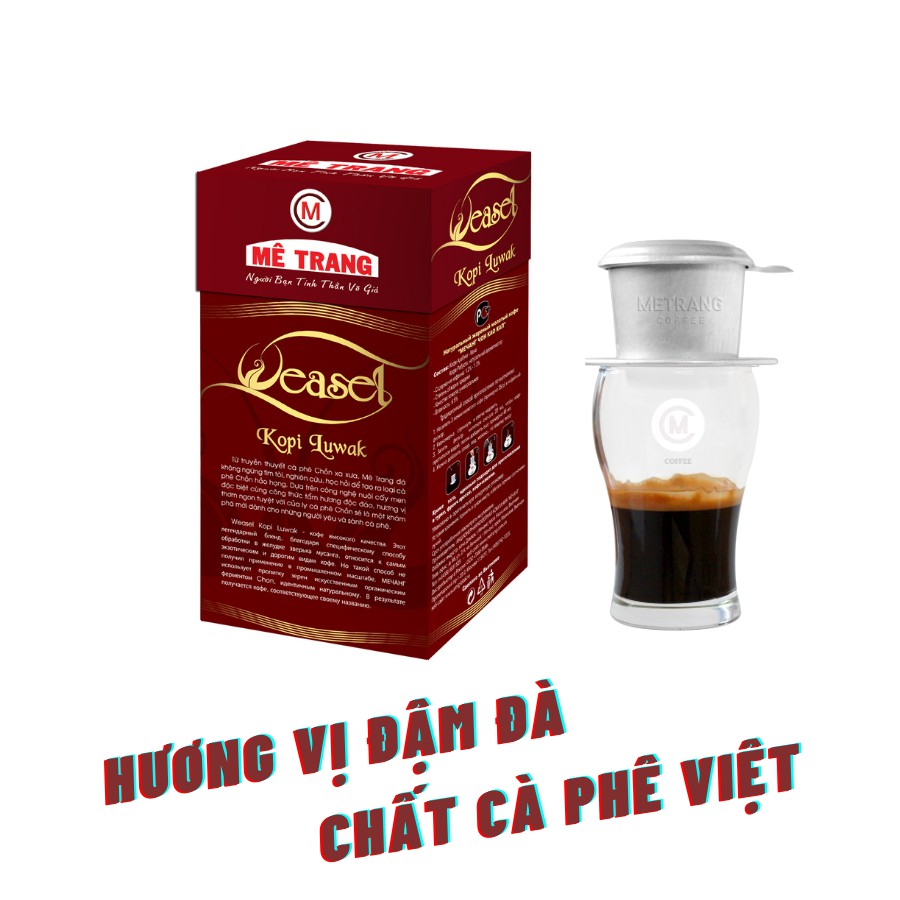 Cà phê Chồn Cao cấp Mê Trang - Hộp 500g Hút Chân không