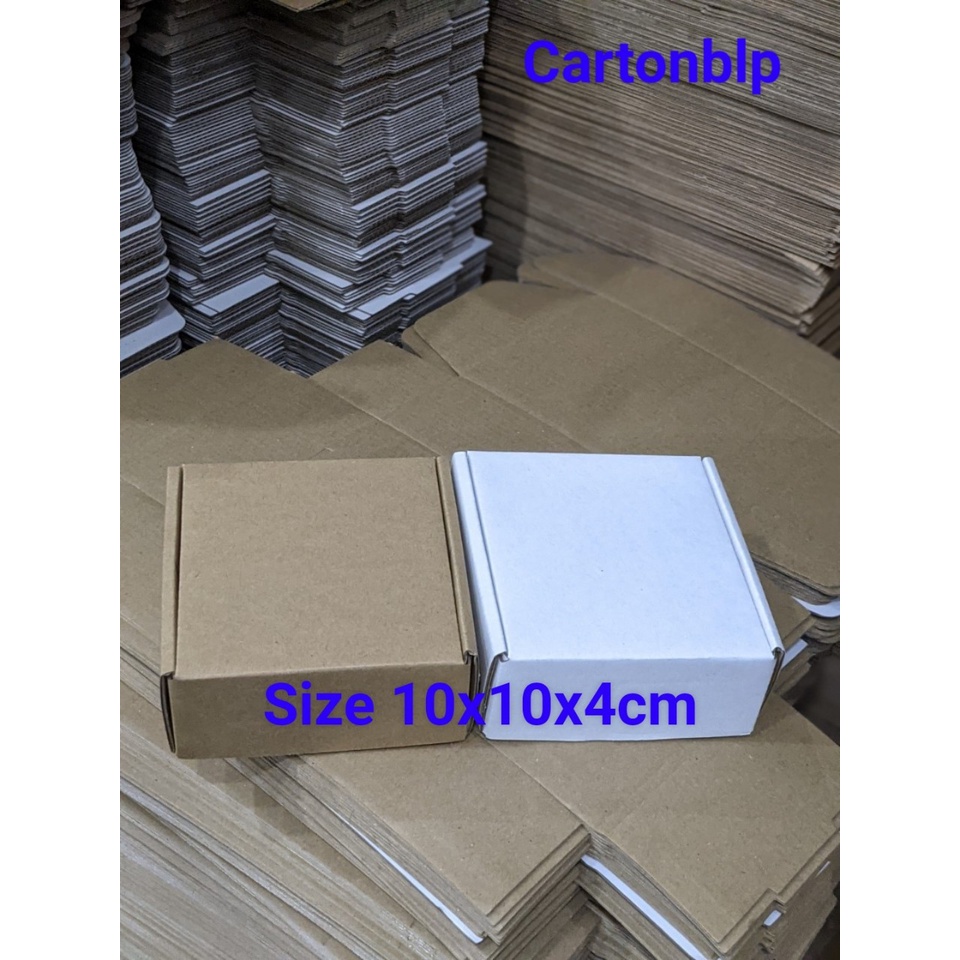 20 HỘP CARTON GÀI ĐỰNG PHỤ KIỆN SIZE 10X10X4CM