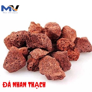 Đá nham thạch đỏ 1kg cho bể cá