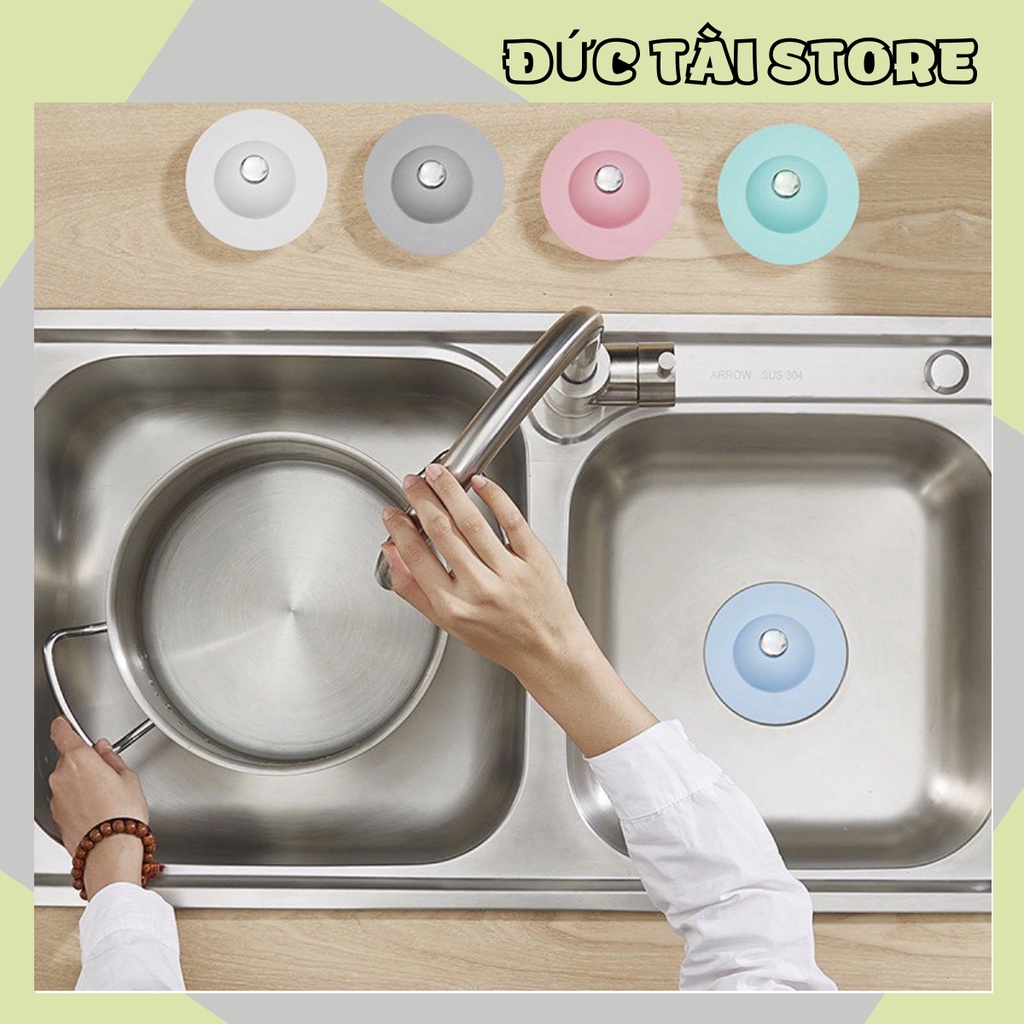 Nắp Đậy Cống Thoát Nước Bồn Rửa Chén/phòng Tắm Tiện Lợi 88051 Shop Đức Tài Store