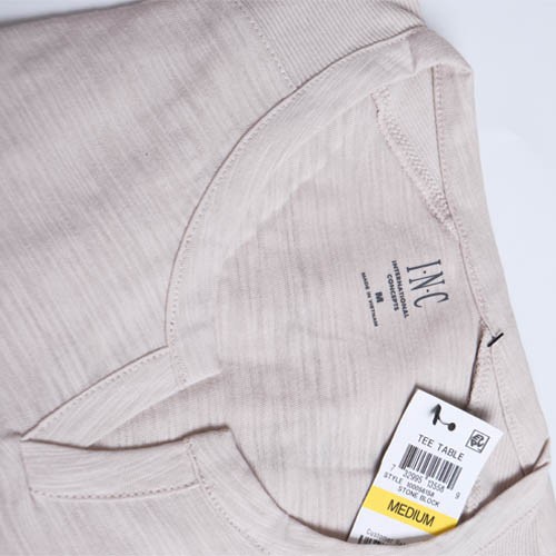 Áo Thun Nam Cổ Tim Xẻ Màu Kem 👕 FO76 SHOP👕