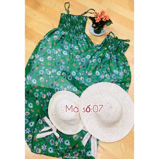 Set maxi me va be [Đầm mẹ có tay]