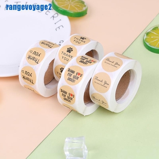 Cuộn 500 Miếng Dán In Chữ Thank You