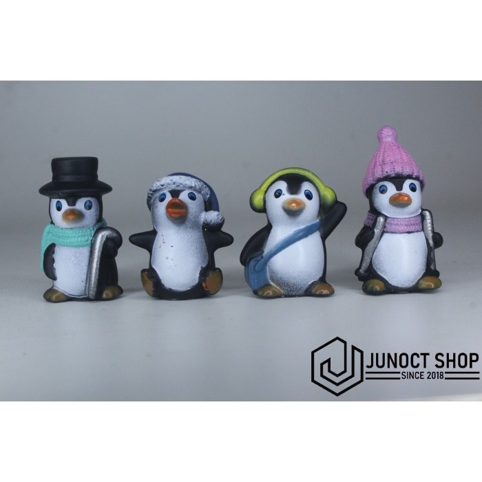 Set 5 Mô Hình Chim Cánh Cụt Mini Dễ Thương