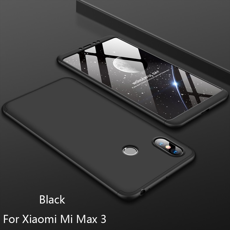 Ốp lưng 360 độ bảo vệ 2 màn hình cho Xiaomi Mi Max 3