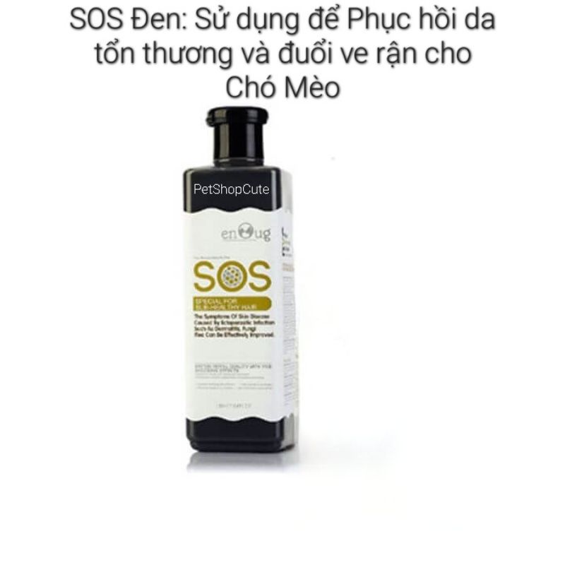 Sữa Tắm SOS chính hãng cao cấp cho Chó Mèo (530ml)