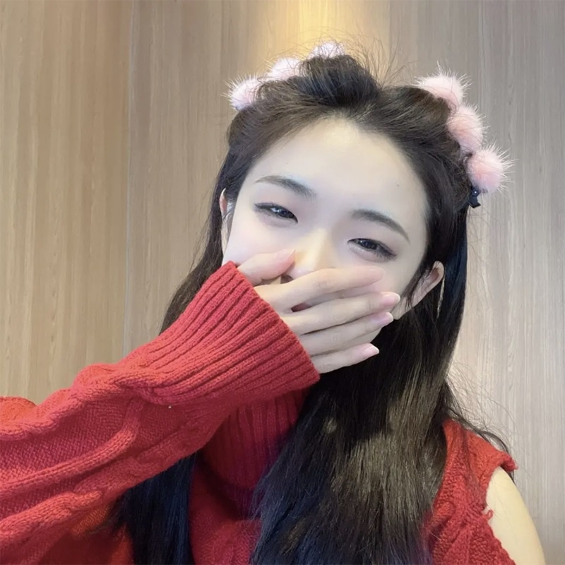 Set 2 Kẹp Tóc Giả Lông Thú Màu Sắc Ngọt Ngào Thời Trang