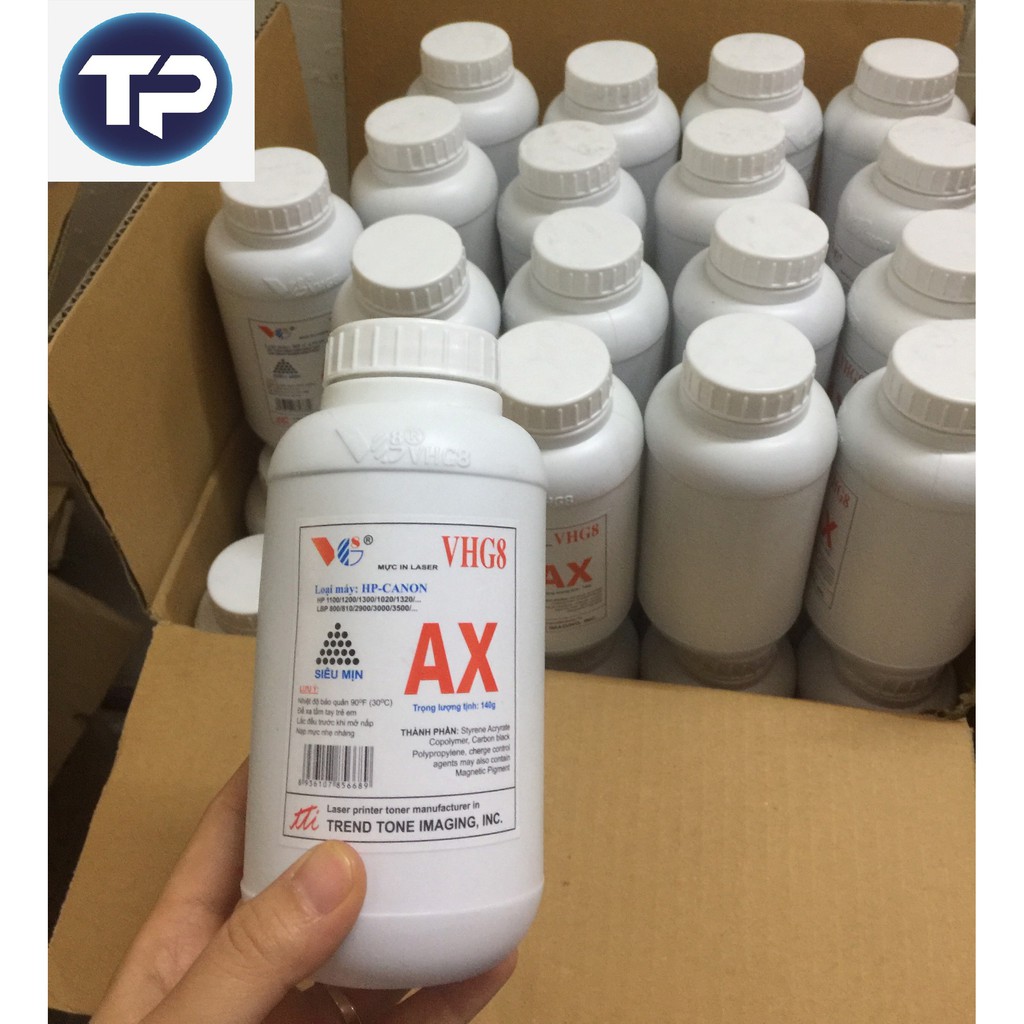 Mực đổ AX VHG8, mực đổ AX 140g cho các dòng máy 2900,3300.....