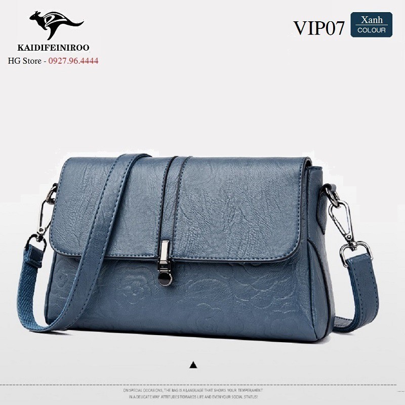 Túi Xách Nữ Đeo Vai Da Cừu Cao Cấp(Da Thật  100%) KR11 Bảo Hành 12 Tháng
