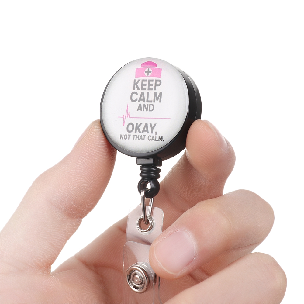 1 Kẹp Giữ Bảng Tên Chống Thất Lạc Tiện Dụng