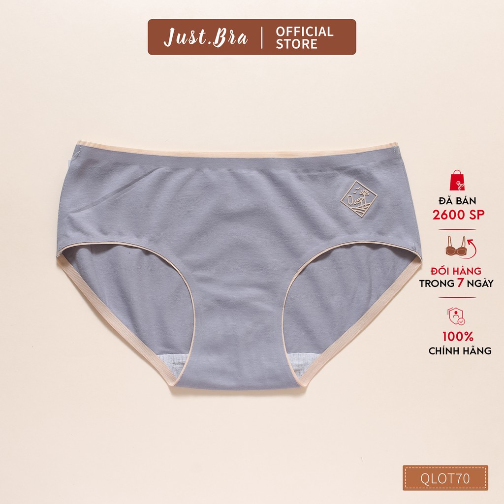 [Mã WABR2711 giảm 10% đơn 250K] Quần lót Just Bra cotton không viền mềm mại QLOT70