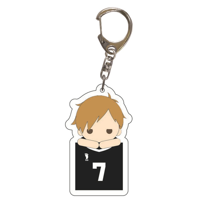 Móc khóa hình nhân vật anime Haikyu dễ thương