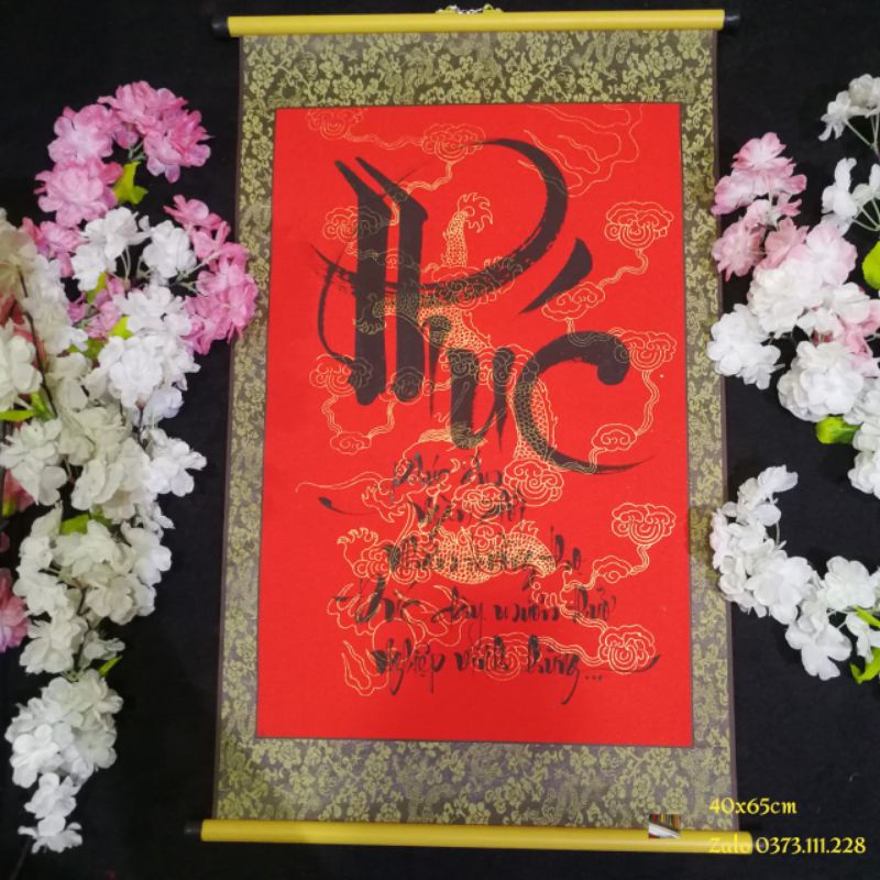Tranh thư pháp chữ Phúc