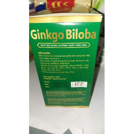Ginkgo biloba 240mg hộp 100v