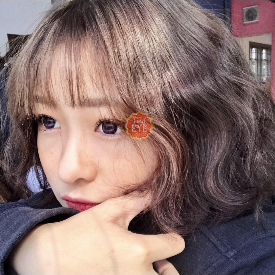 Kính Áp Tròng Tinteye Lens TH-366 Tím Lốc Xoáy