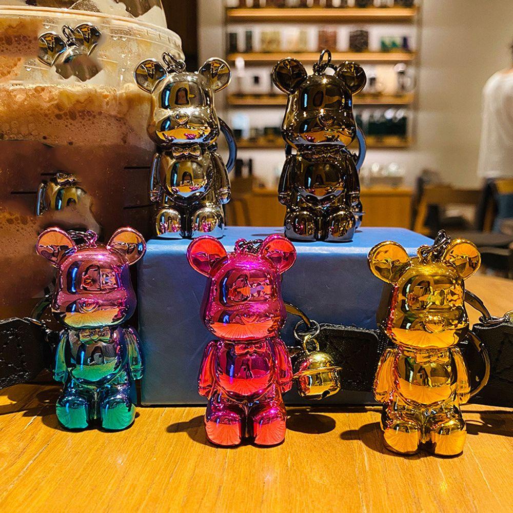 Darnell Móc Chìa Khóa Xe Hơi Kèm Dây Da Hình Gấu Thắt Nơ Xinh Xắn