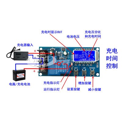 6-60V 10A/30A pin lithium bảo vệ pin sạc thông thường