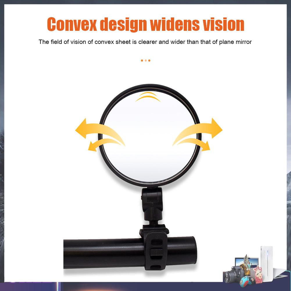 Bộ 2 gương chiếu hậu xoay 360 độ cho xe đạp