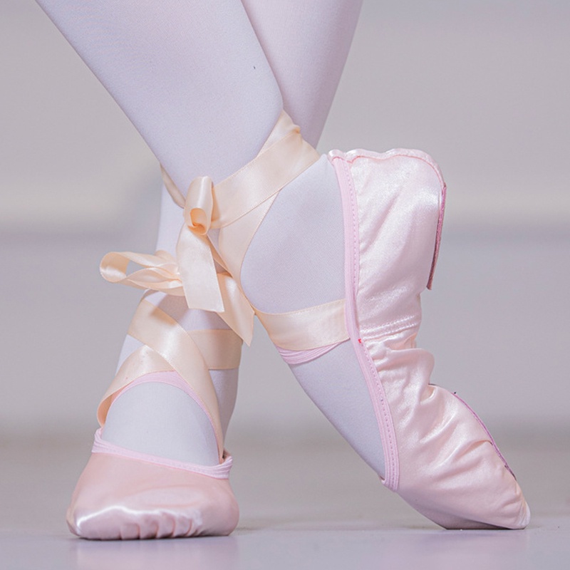 Giày Múa Ba Lê Đế Mềm Dành Cho Bé Gái