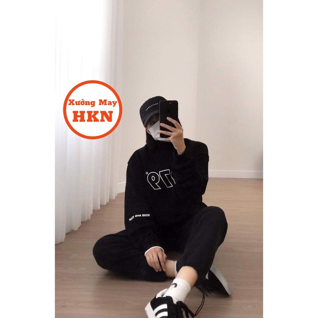Áo Sweater Nam Nữ In Họa Tiết 1979 Vải Đẹp Không Xù Lông Mã 487 Xưởng May HKN