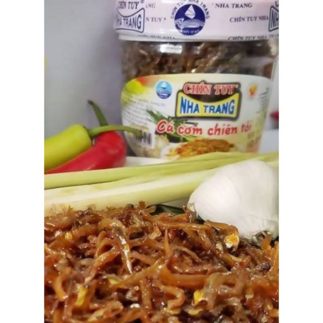 Cá cơm chiên tỏi ăn liền