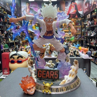 Mô hình luffy gear 5 hàng nét siêu chất ( one piece )