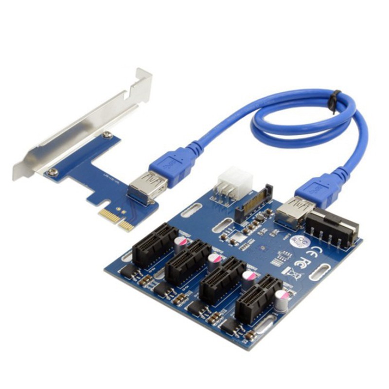 Card Mở Rộng Pci-E 1x Sang 4 Khe Cắm Usb 3.0 | BigBuy360 - bigbuy360.vn