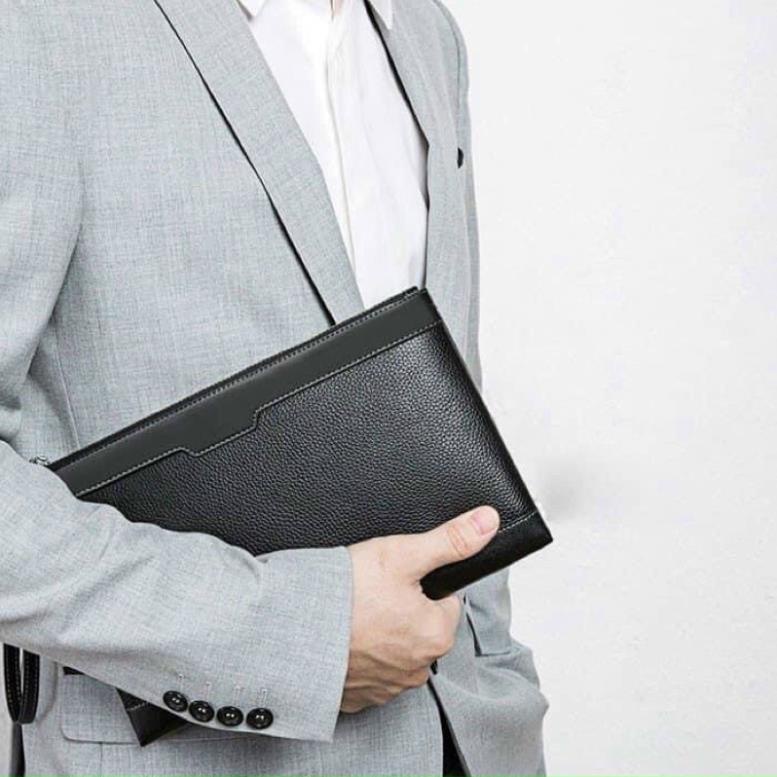 Ví Nam Cầm Tay Clutch Nam Da Đẹp Cao Cấp Giá Rẻ - A&ESHOP 876878