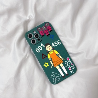 Ốp Squid Game Vuông Xiaomi Redmi Note 9,Note 9s,Note 9 Pro,Redmi Note 8,Note 8 Pro,Redmi Note 7,Redmi Note 5,Note 5 Pro